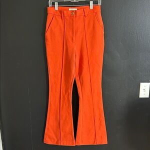 Urban Outfitters Orange Flare Pants Size M